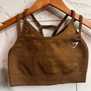 Gymshark Adept Fleck Seamless Strappy Ring Back Sports Bra